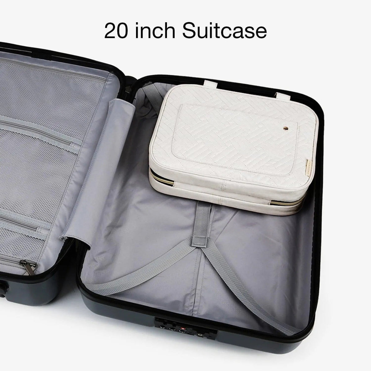 Bonchemin Beige The Space Saver Toiletry Bag - Image 3