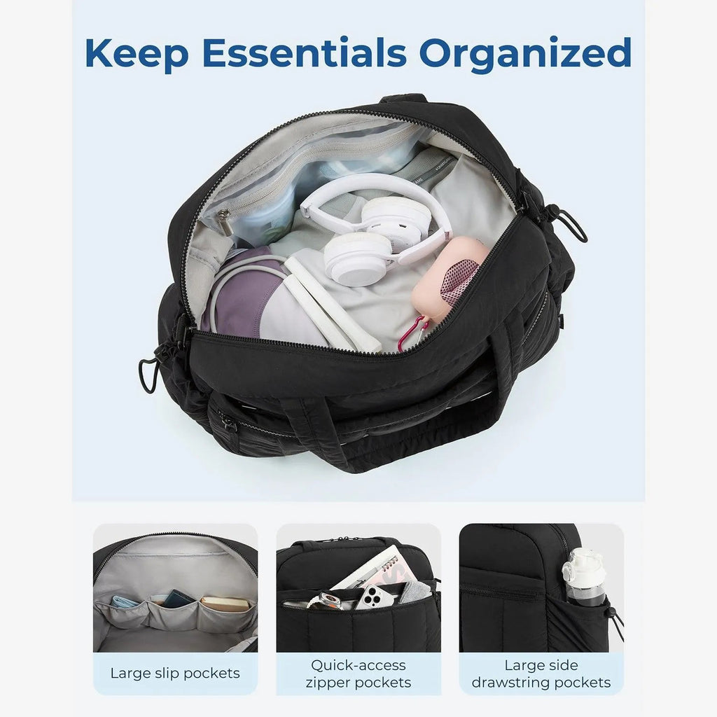 Puffy Water-Resistant Gym & Travel Duffle Bag - Image 8