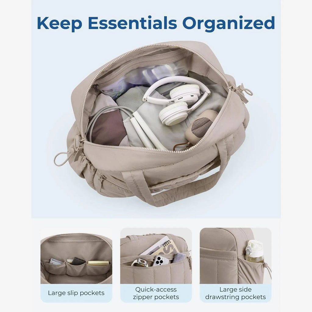 Puffy Water-Resistant Gym & Travel Duffle Bag - Image 33