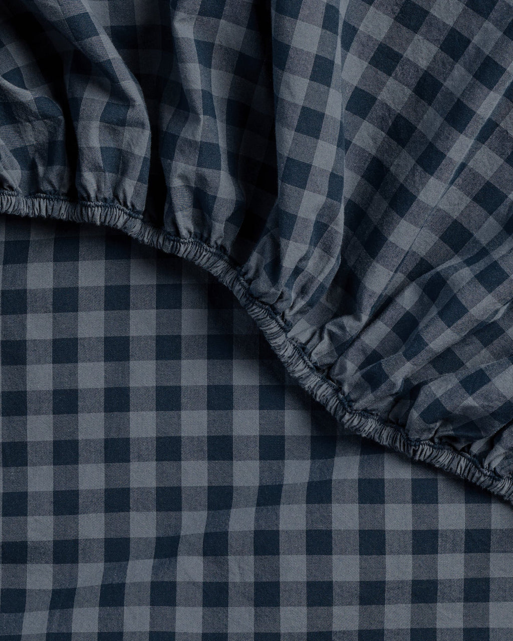 Brushed Cotton Fitted Sheet (Dusk Check) - Image 3