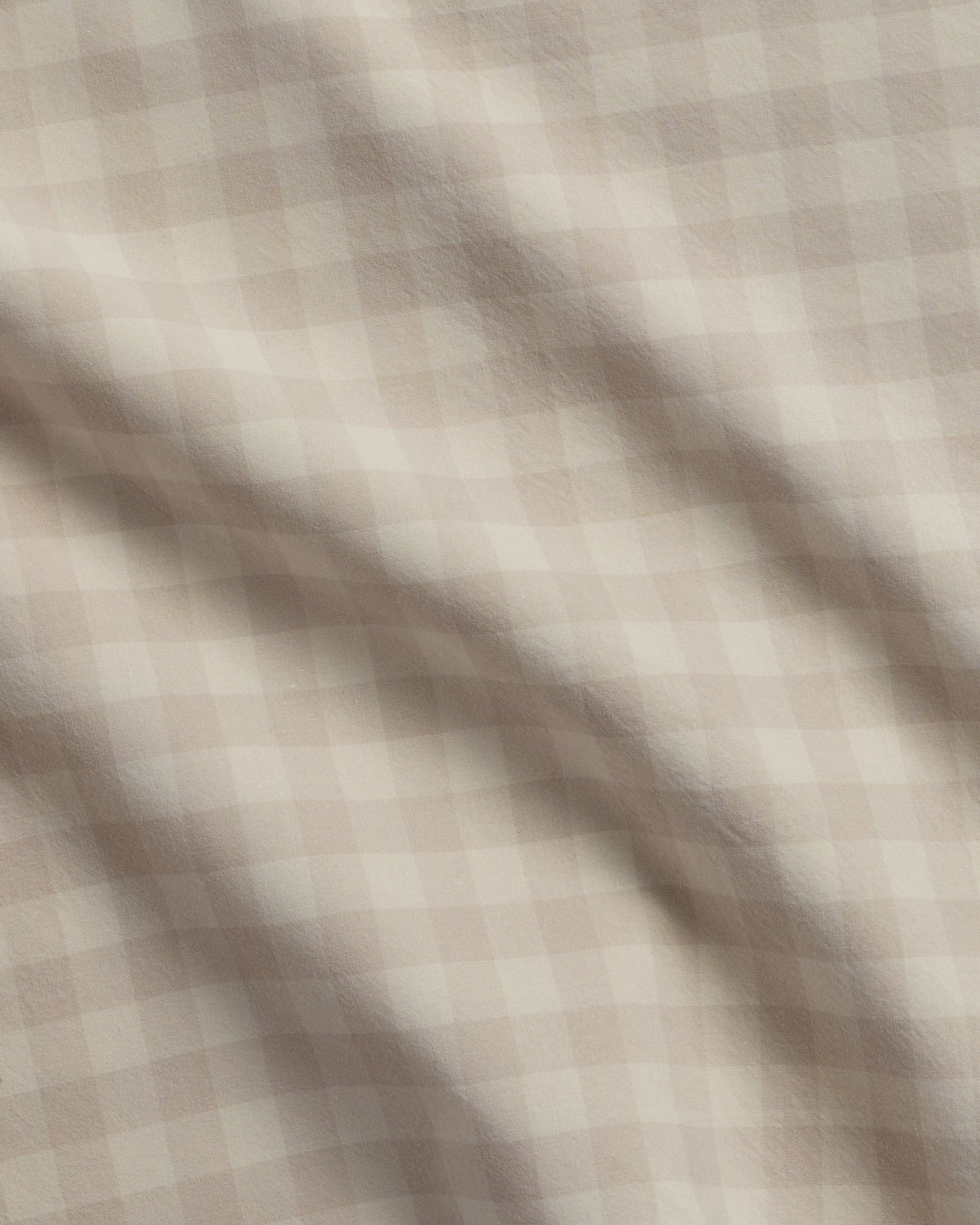 Brushed Cotton Top Sheet (Bone Check) - Image 3