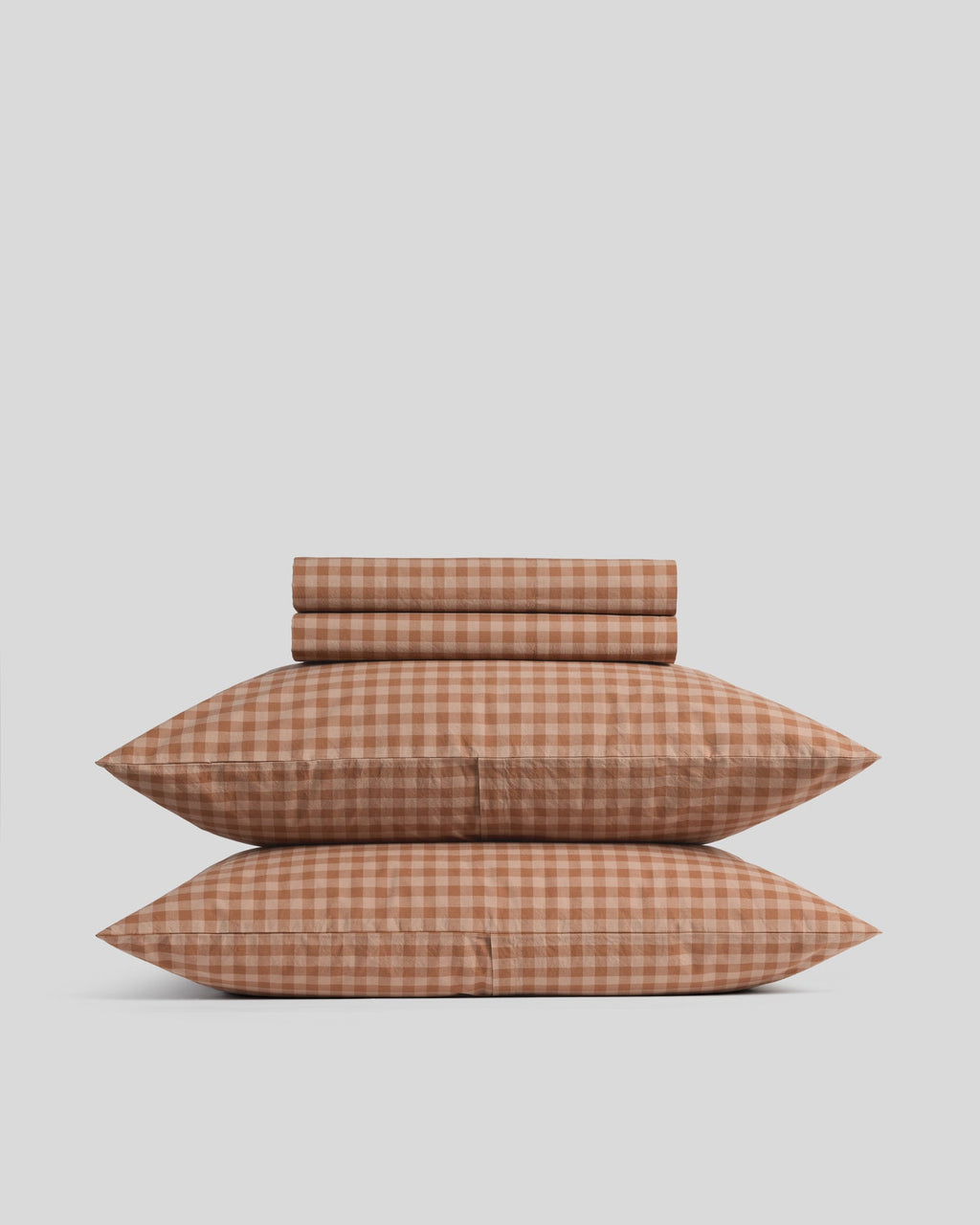 Brushed Cotton Sheet Set - Adobe Check TW/XL