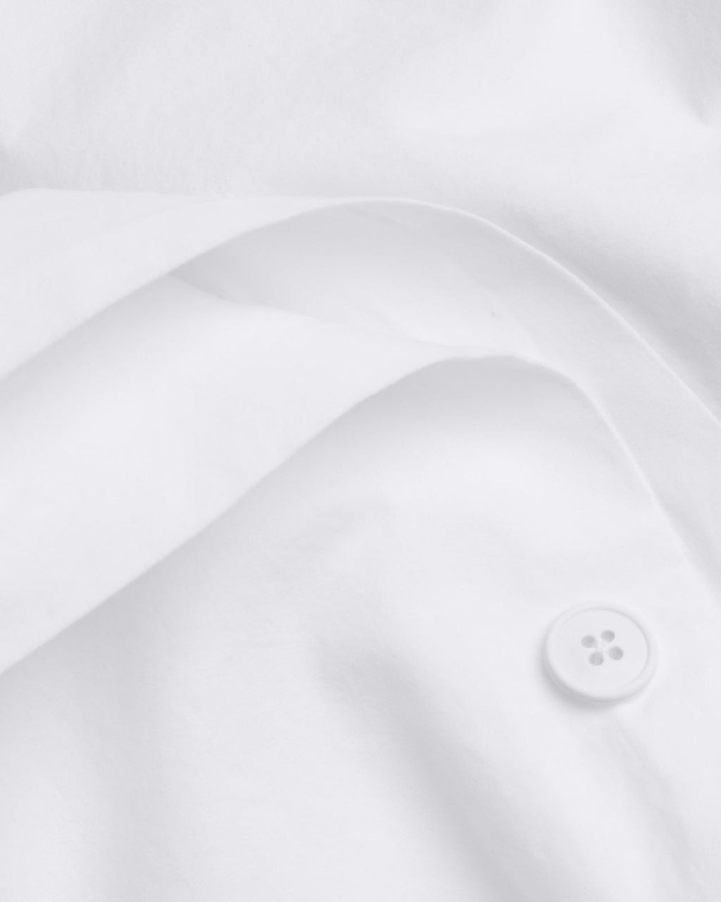 Brushed Cotton Duvet Cover Set - White K/CK - Image 3
