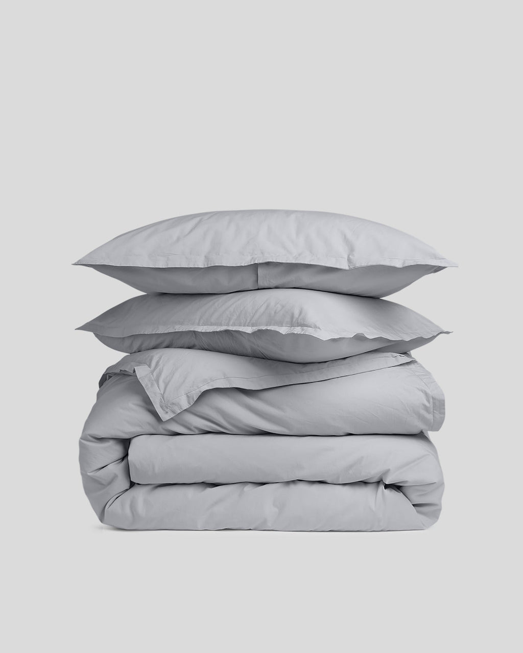 Brushed Cotton Duvet Cover Set - Sky K/CK