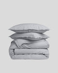 Brushed Cotton Duvet Cover Set - Sky K/CK