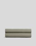 Brushed Cotton Fitted Sheet (Moss)