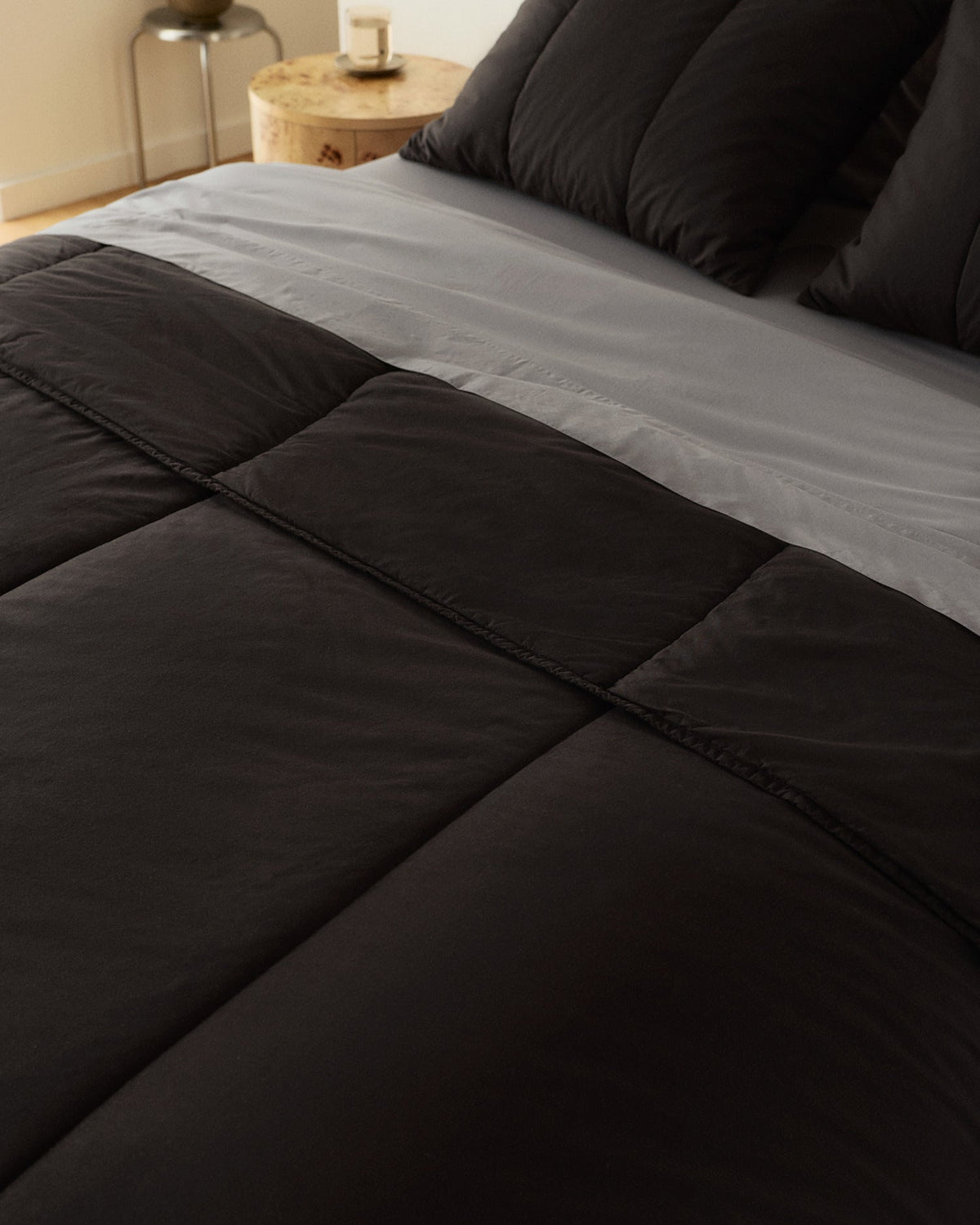 Brushed Cotton Quilt (Onyx) - Image 4