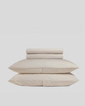 Brushed Cotton Sheet Set - Bone F/Q
