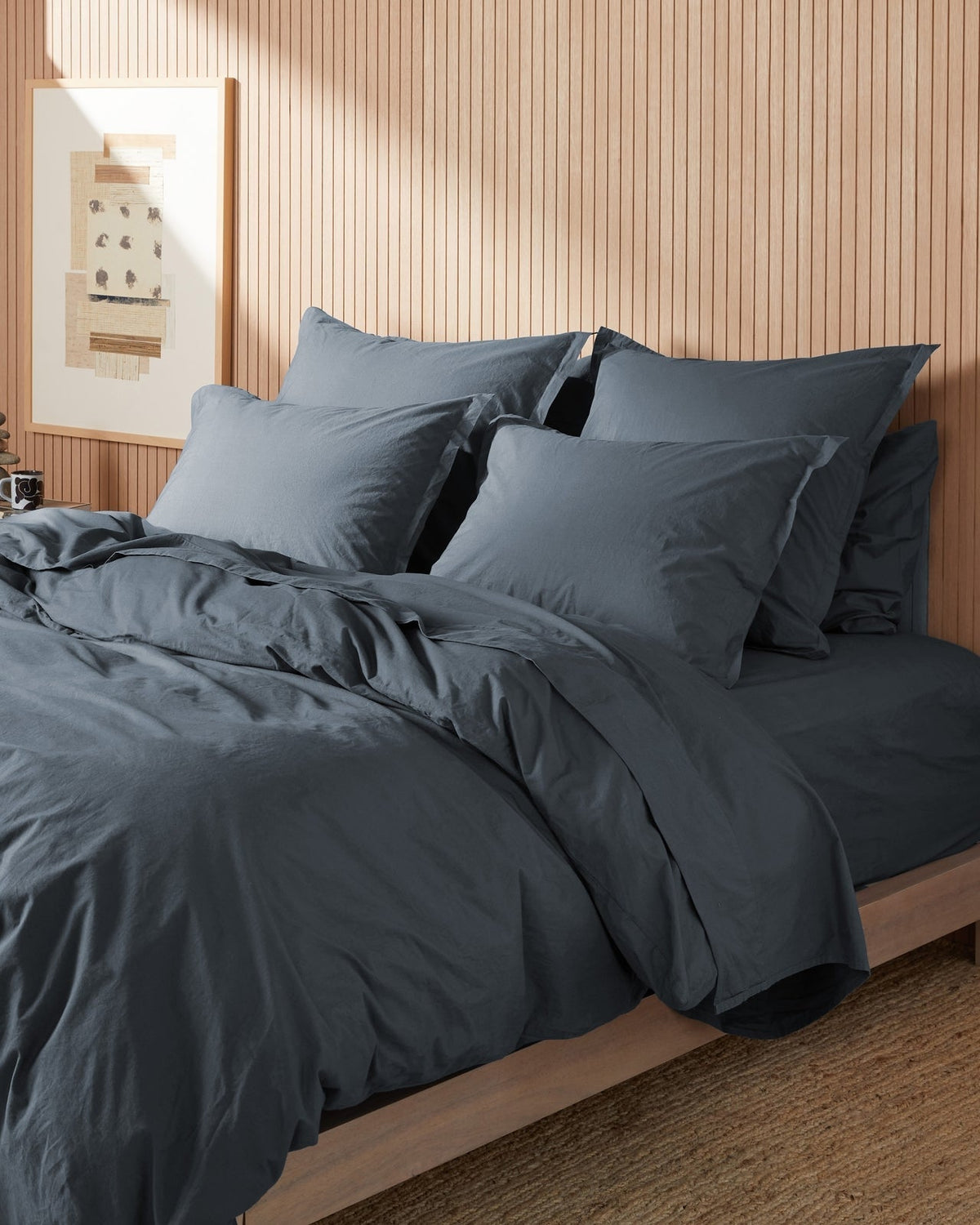 Brushed Cotton Sheet Set - Dusk K/CK - Image 2