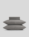 Brushed Cotton Sheet Set - Pebble TW/XL