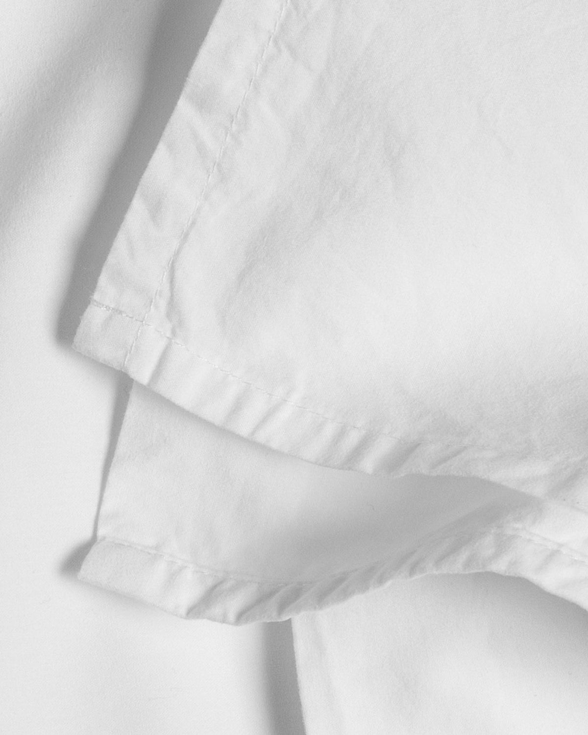 Brushed Cotton Fabric Swatch (White)