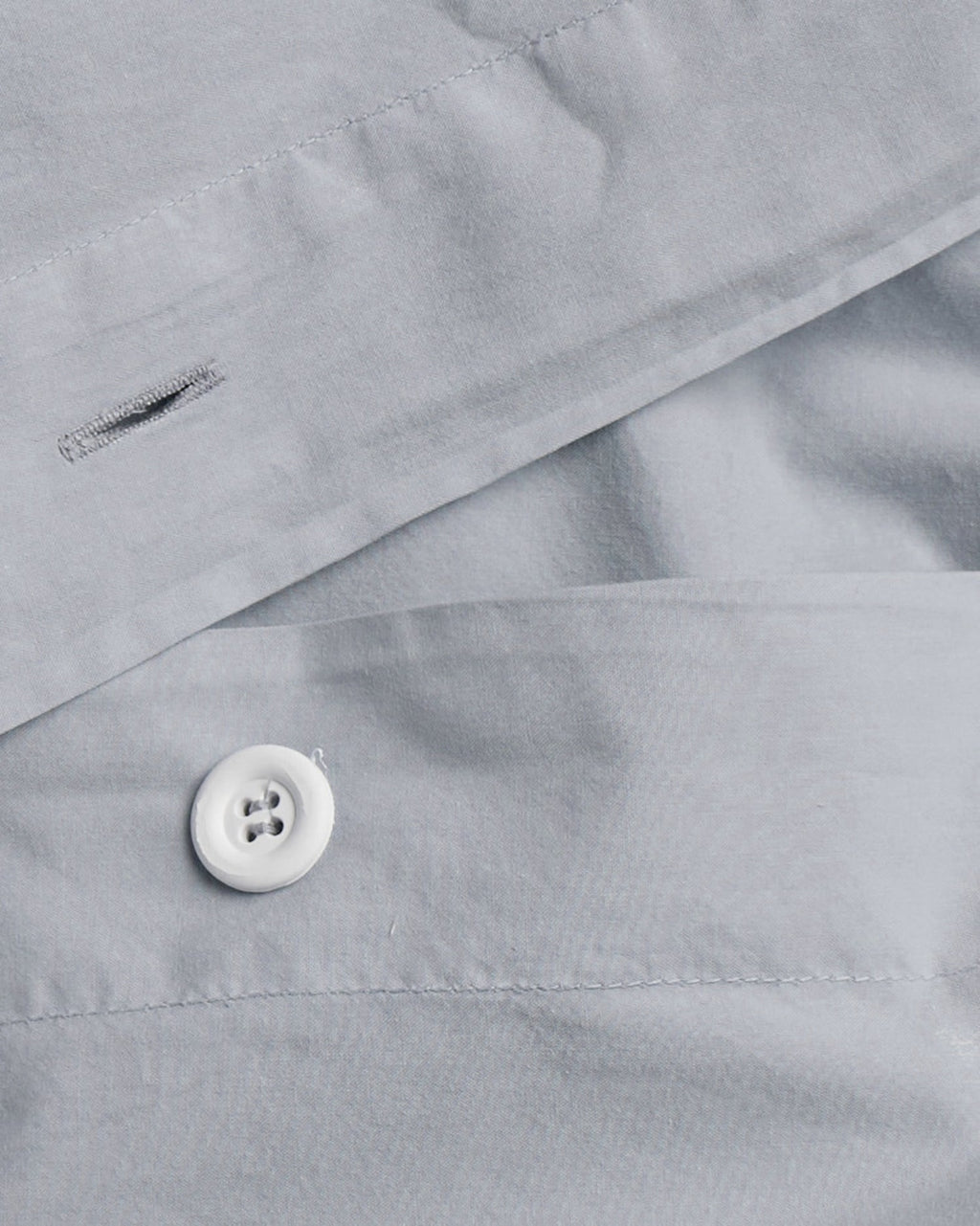 Brushed Cotton Duvet Cover Set - Sky K/CK - Image 3