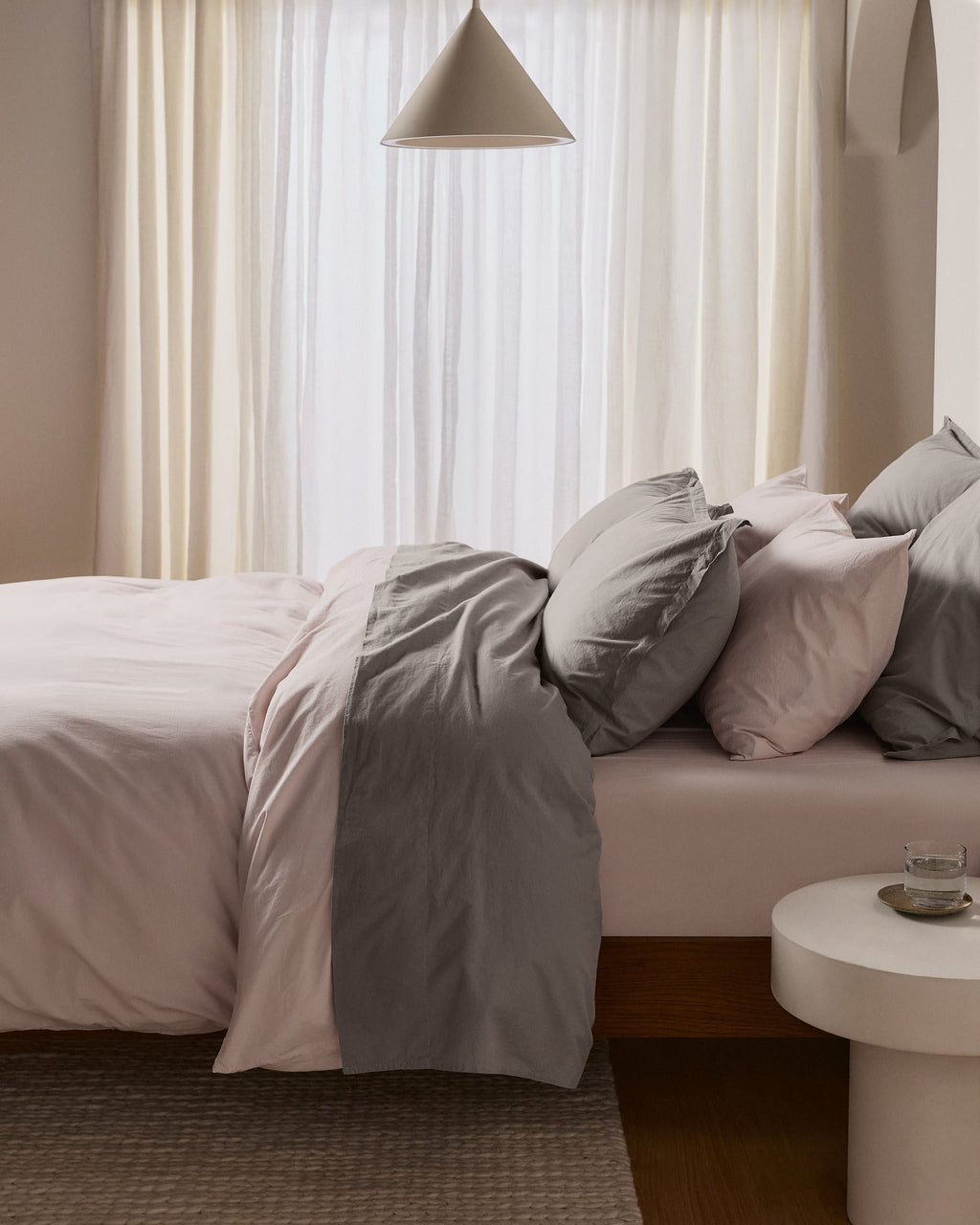 Brushed Cotton Euro Sham (Pebble) - Image 4