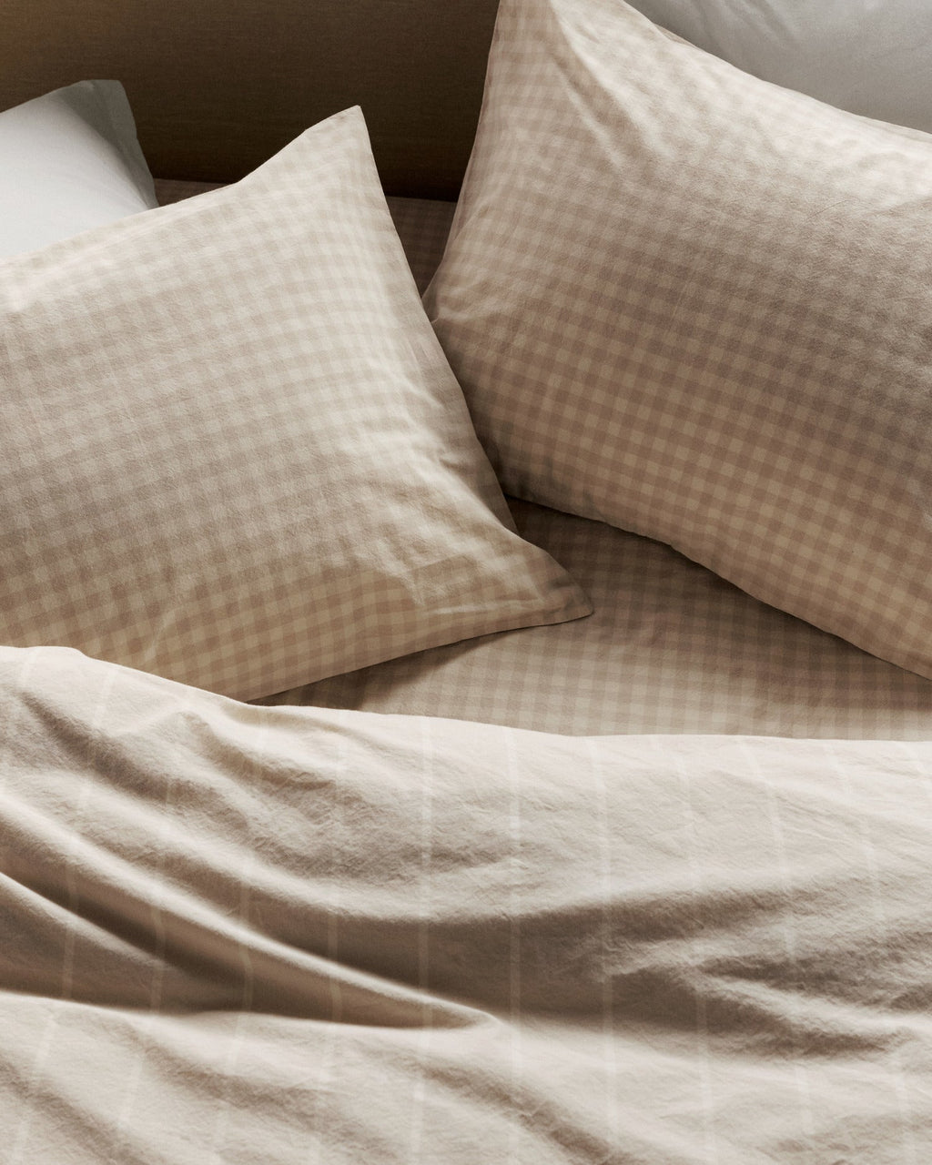 Brushed Cotton Venice Set - Bone Check/Stripe K/CK - Image 4