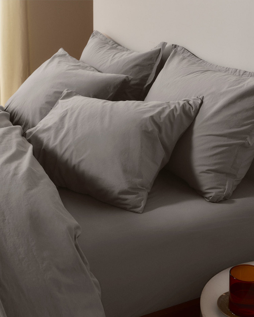 Brushed Cotton Sheet Set - Pebble TW/XL - Image 2