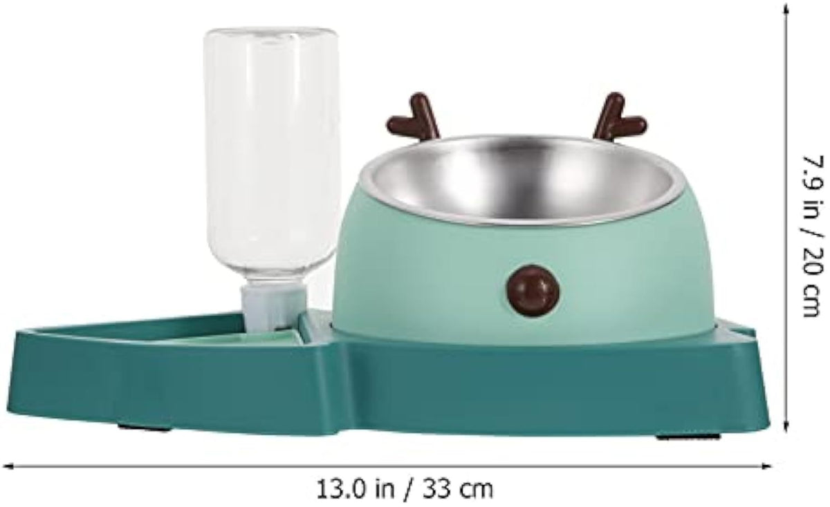 Slow Feeding Pet Bowl with Detachable Water Tray - Image 6