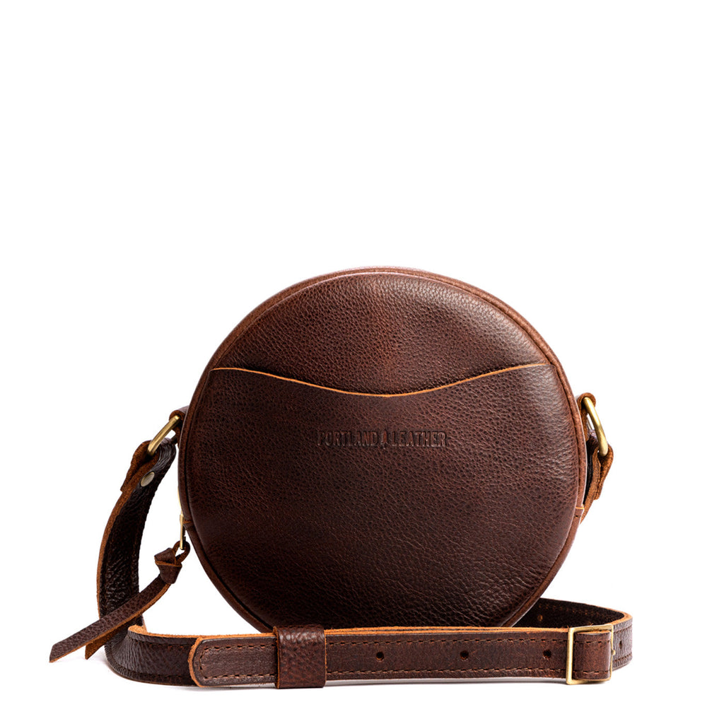 'Almost Perfect' Circle Crossbody - Coldbrew / Small