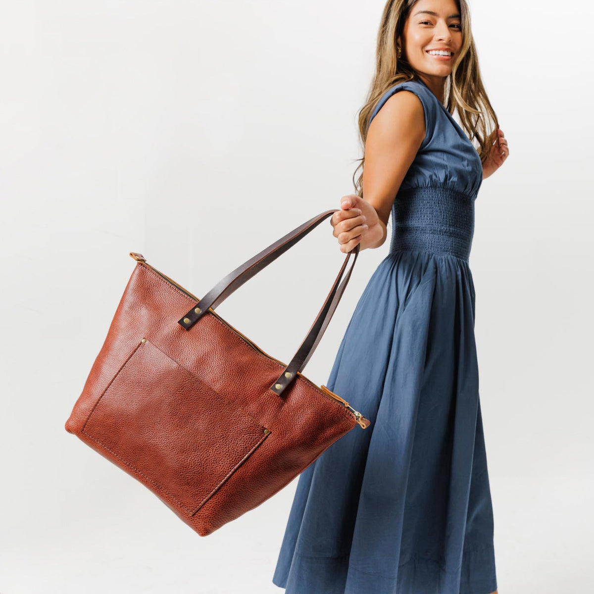 'Almost Perfect' Leather Tote Bag - Image 191