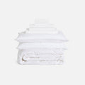 Classic Percale Bedding Move-In Bundle - Solid White