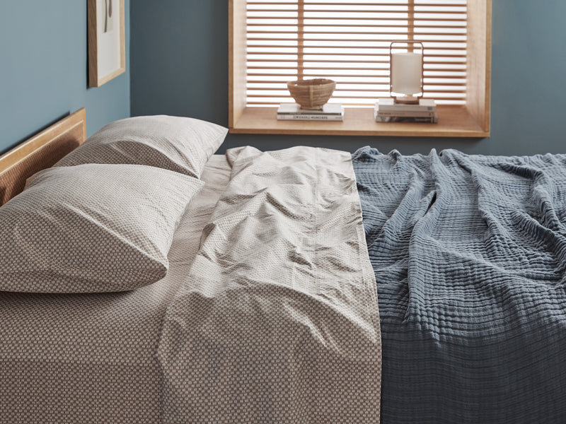 Cloud Linen Gauze Bed Blanket - FINAL SALE (Dusk) - Image 3