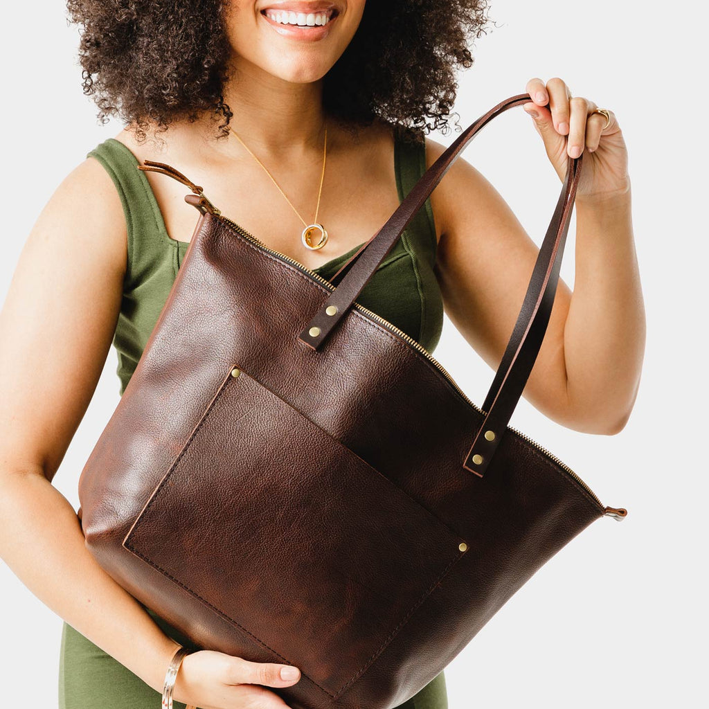 'Almost Perfect' Leather Tote Bag - Image 185