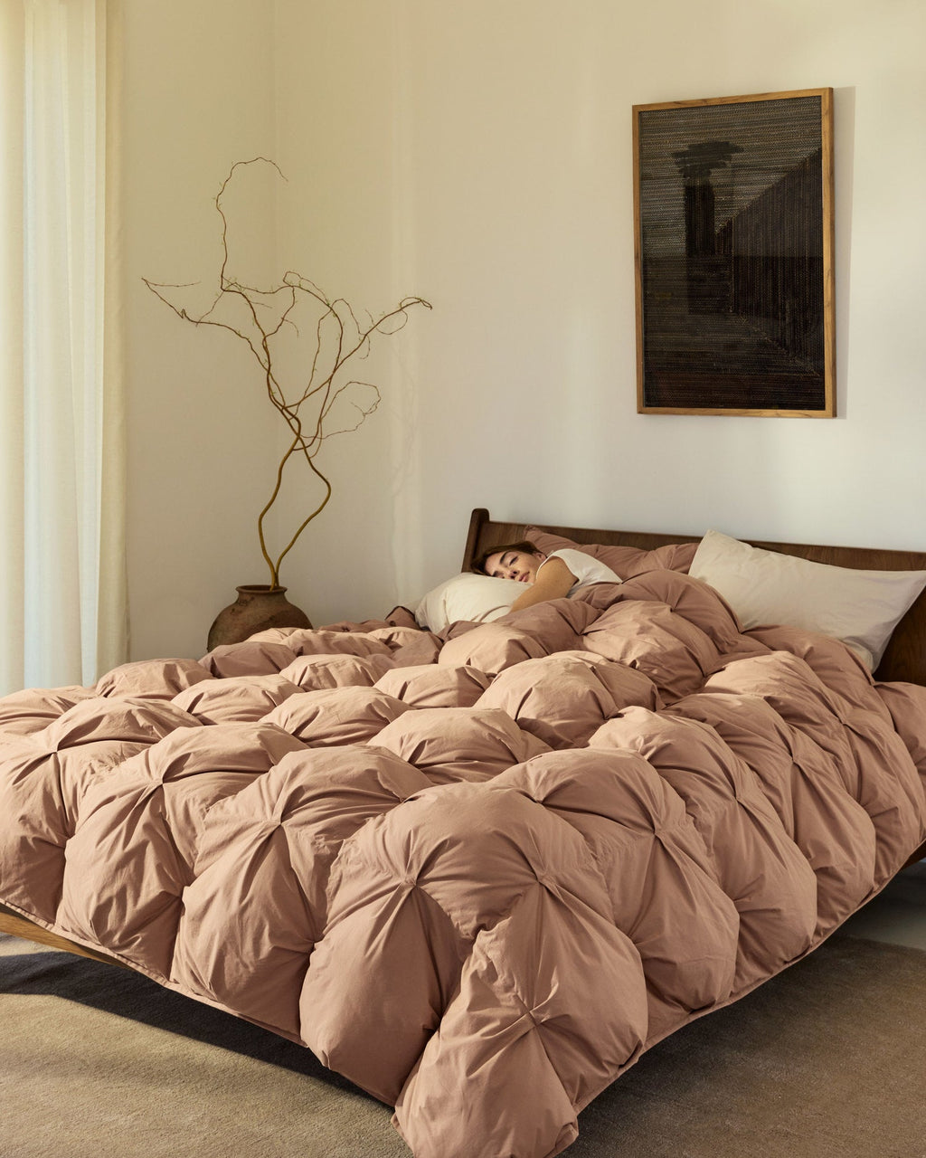Organic Cotton Puff Comforter (Adobe) - Image 5