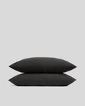 Linen Pillowcase Set (Onyx)