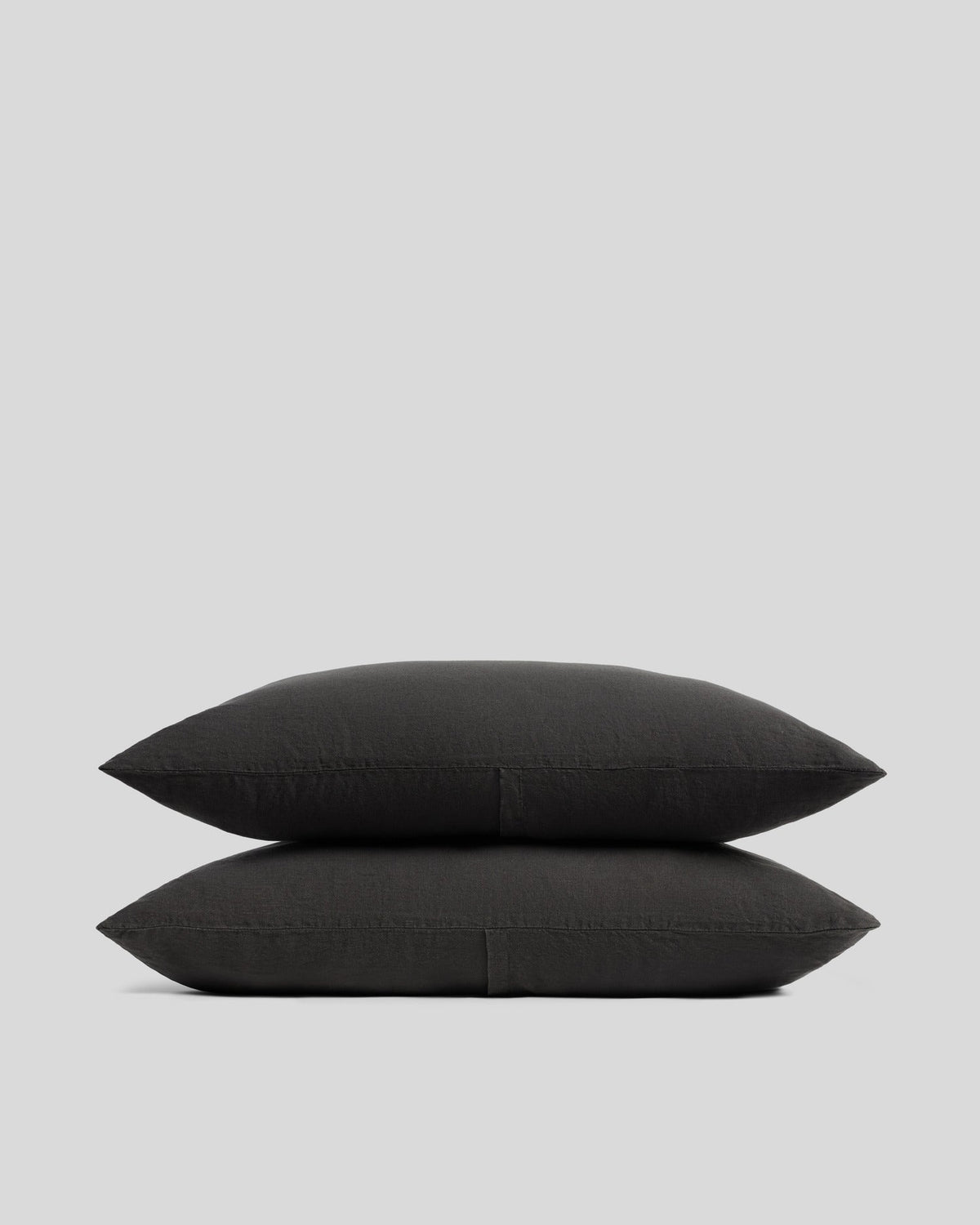 Linen Pillowcase Set (Onyx)