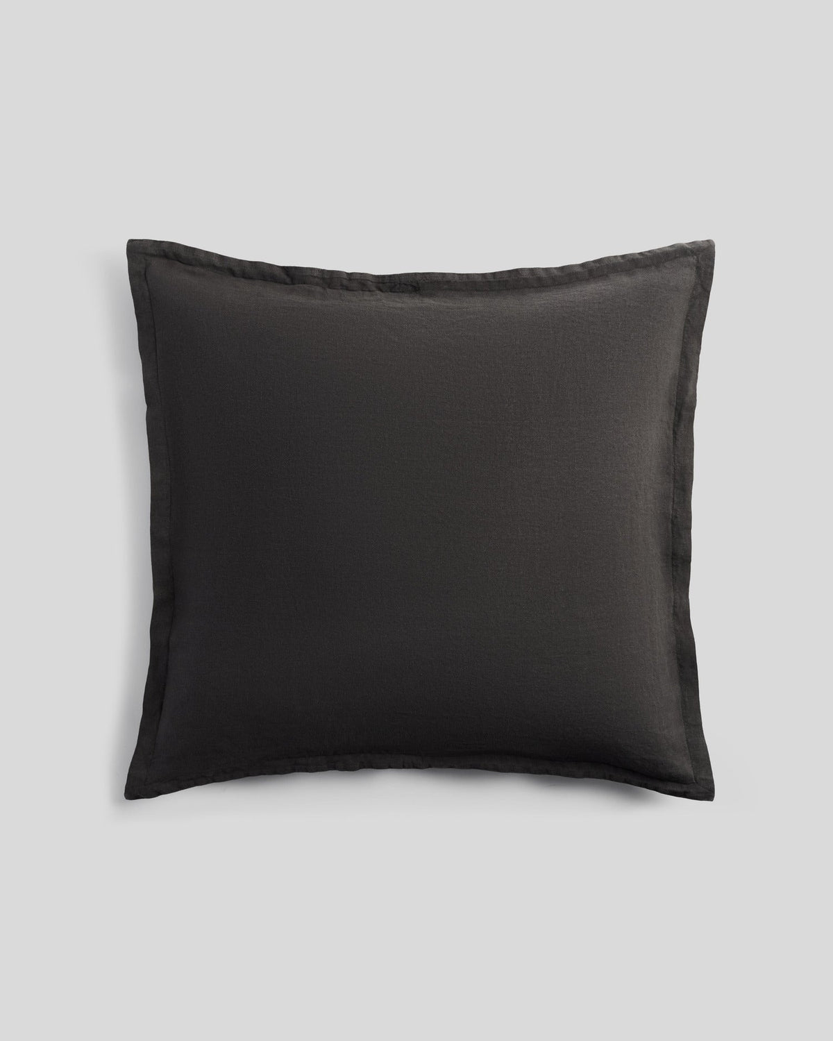 Linen Euro Sham (Onyx)