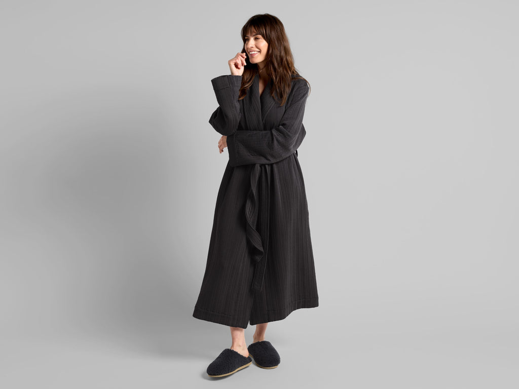 Cozy Knit Robe (Coal) - Image 2