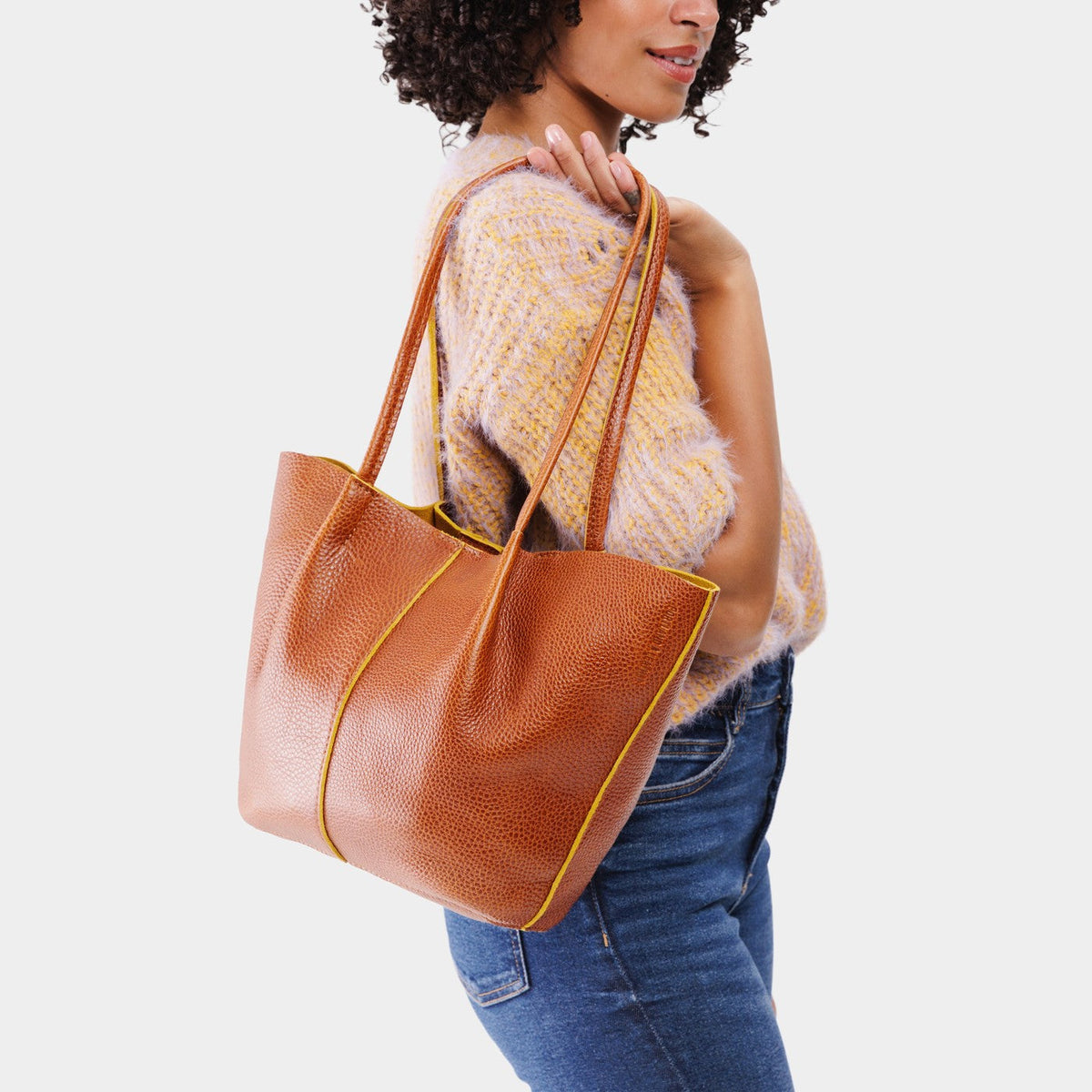 'Almost Perfect' Devan Bucket Tote - Image 156