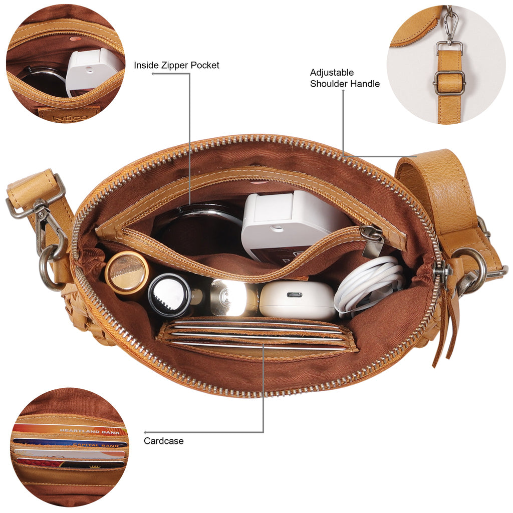 Coast Leather Crossbody Bag - Image 7