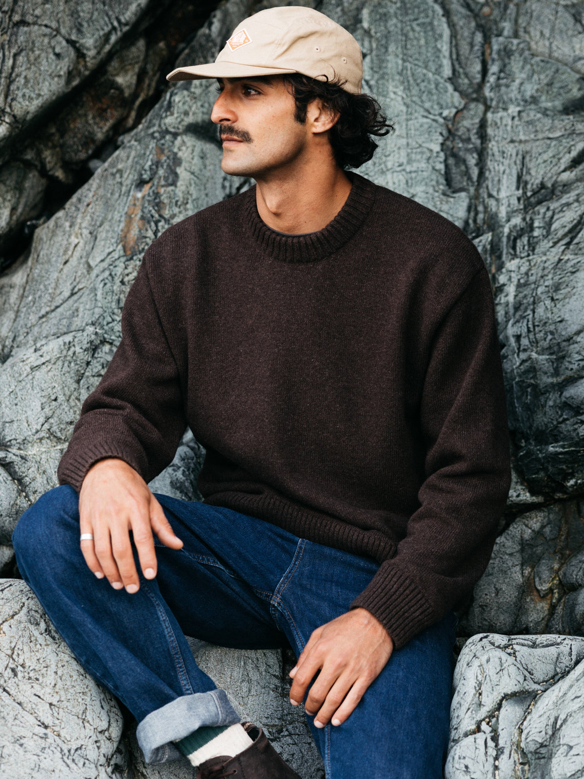 Men's Escall Crew Neck Knit Jumper - Image 2