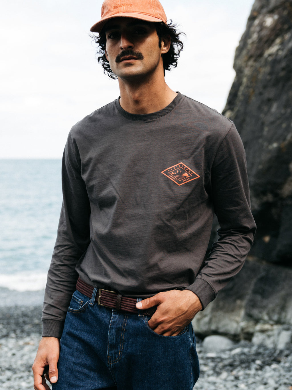 Men's Diamond Logo Long Sleeve T-shirt - Image 2