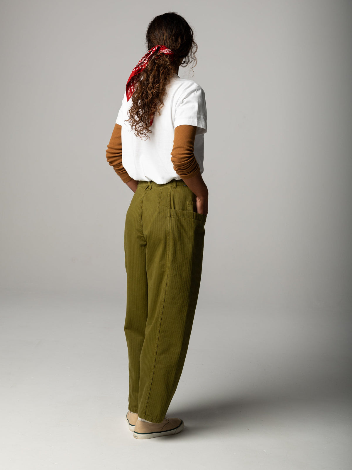 Women's Croft Workwear Barrel Trouser - Image 5