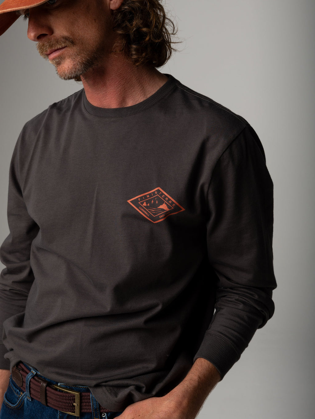 Men's Diamond Logo Long Sleeve T-shirt - Image 3
