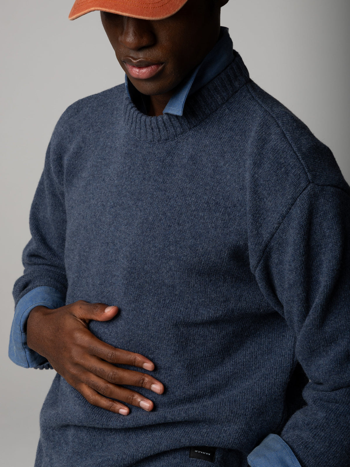 Men's Escall Crew Neck Knit Jumper - Image 6