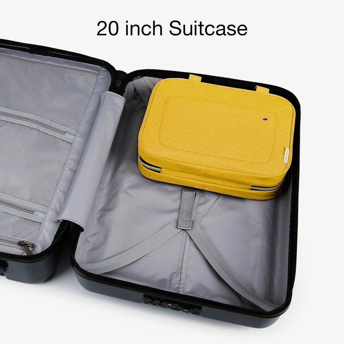 Bonchemin Yellow The Space Saver Toiletry Bag - Image 3