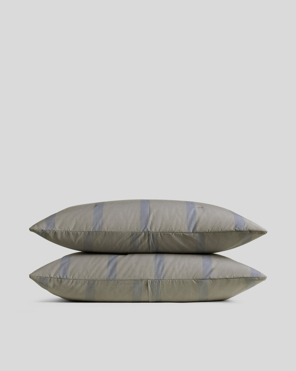 Field Stripe Sham Set (Moss Stripe)