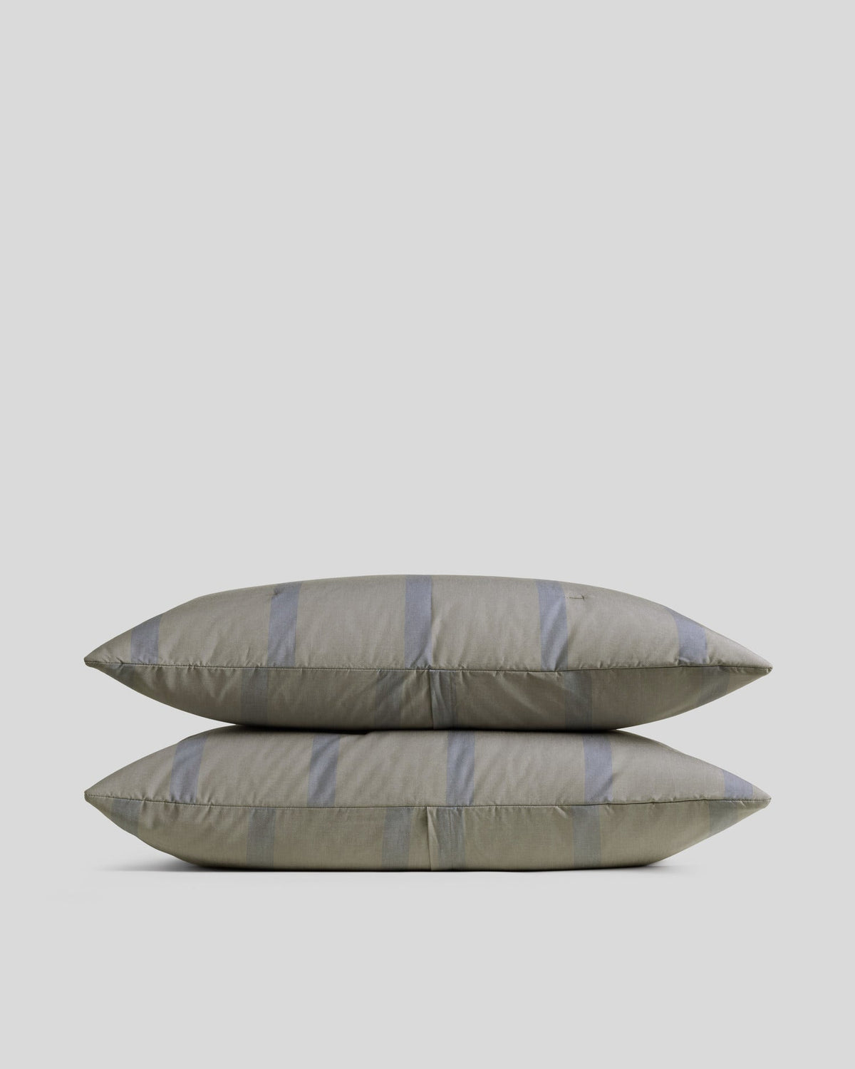 Field Stripe Sham Set (Moss Stripe)