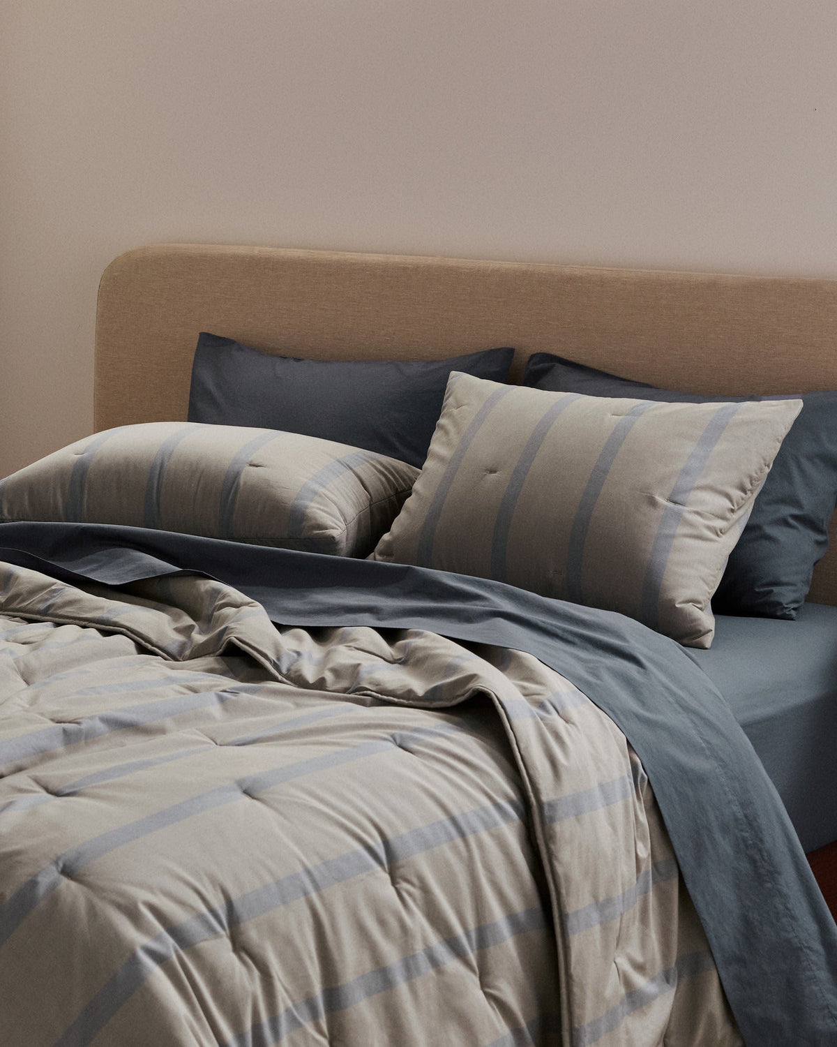 Field Stripe Sham Set (Moss Stripe) - Image 5
