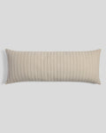 Garment Dyed Channel Body Pillow Cover - FINAL SALE (Bone)