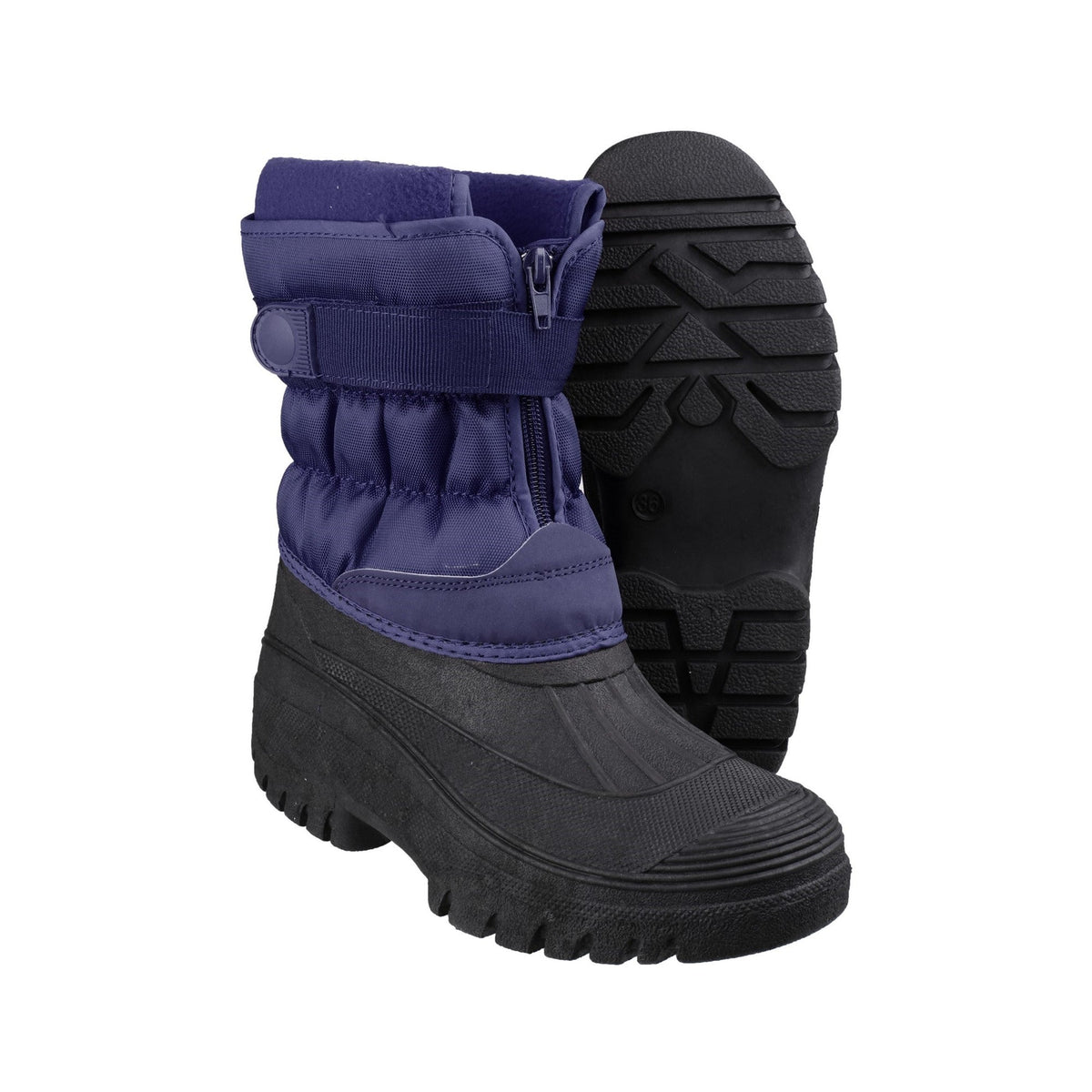 Cotswold Chase Mens Winter Boots - Navy - Image 3
