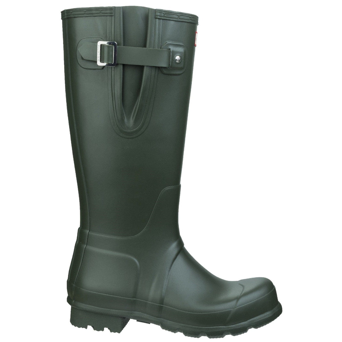 Hunter Original Side Adjustable Wellington Boots - Dark Olive - Image 4