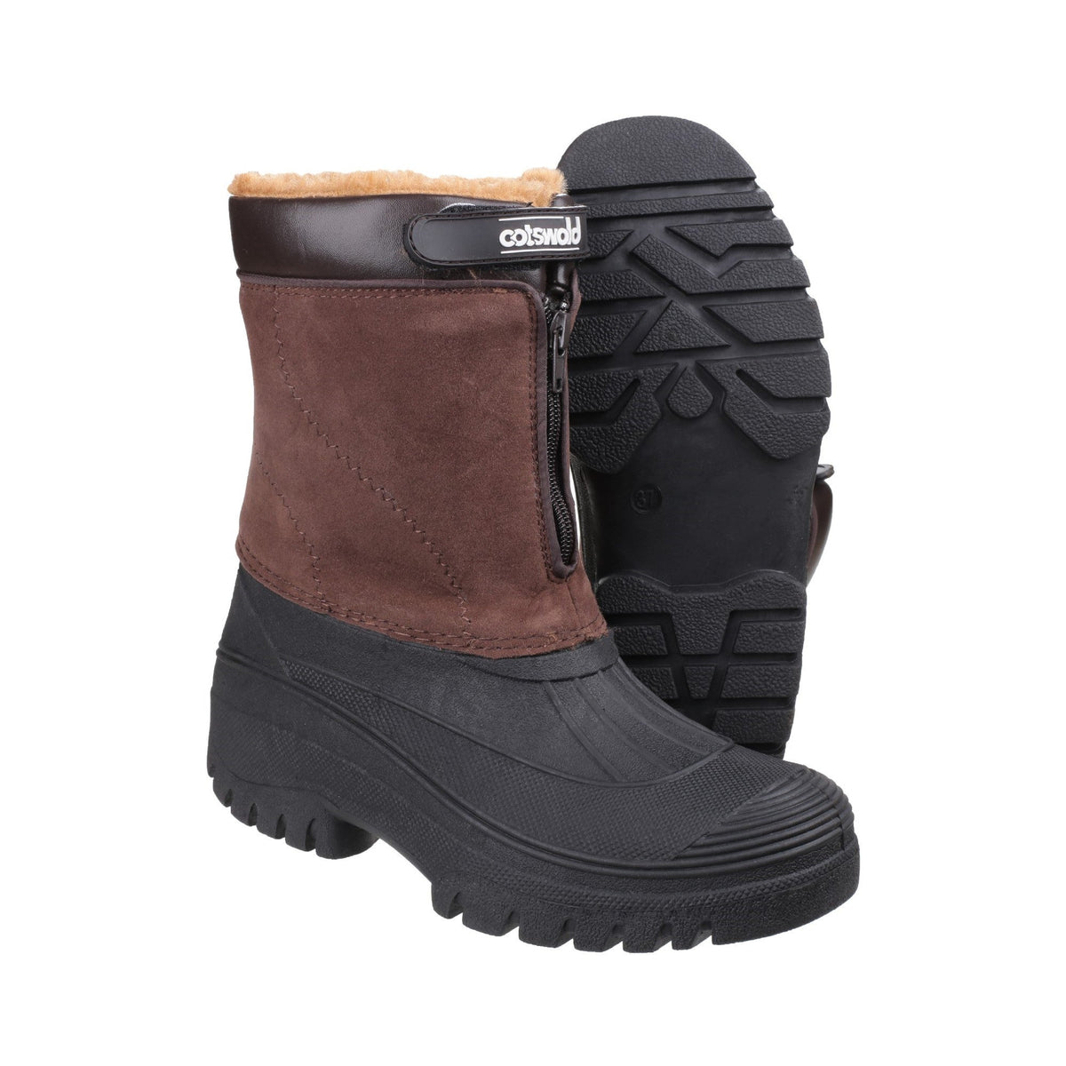 Cotswold Venture Unisex Waterproof Winter Boot - Brown - Image 3