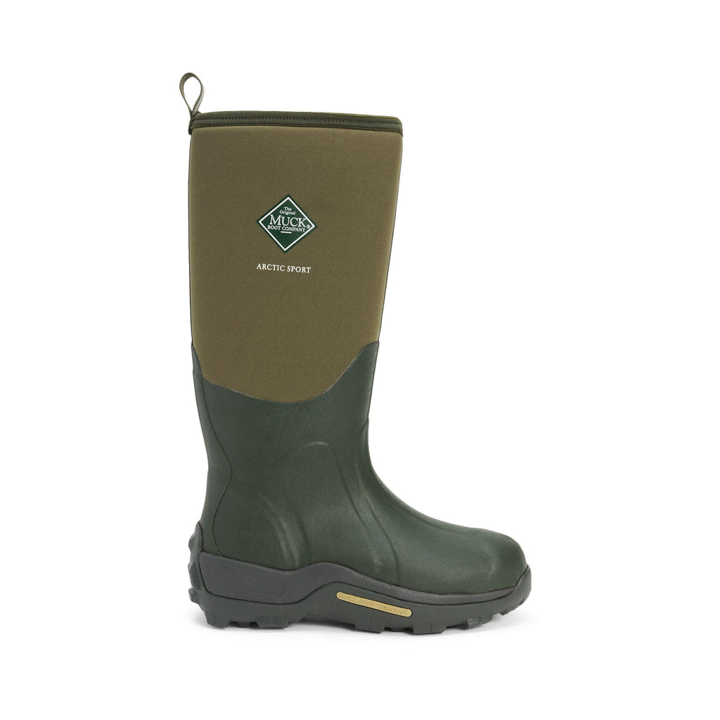 Muck Boots Arctic Sport Pull On Unisex Wellington Boots - Moss/Moss - Image 5