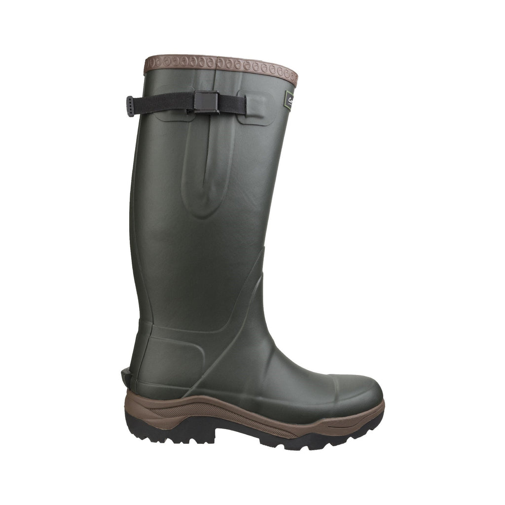 Cotswold Compass Unisex Neoprene Rubber Wellington - Green - Image 4