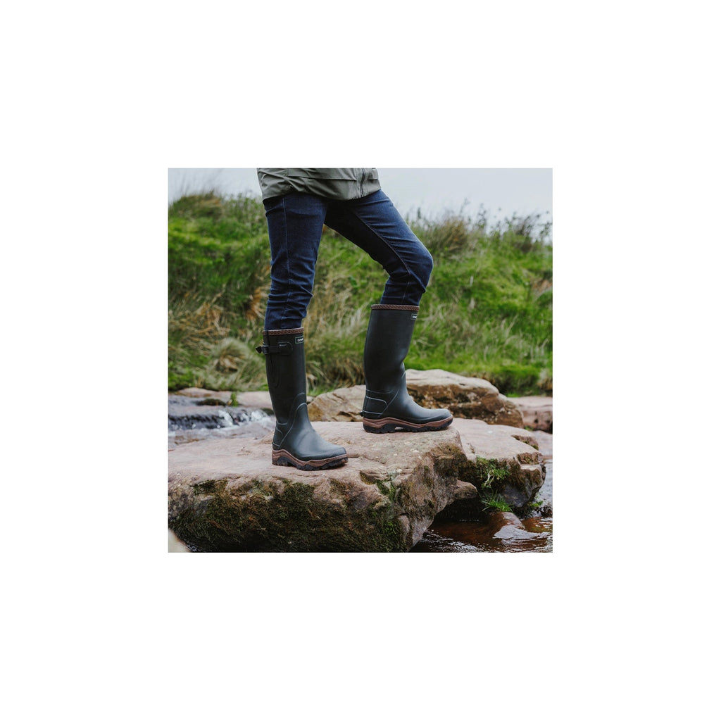 Cotswold Compass Unisex Neoprene Rubber Wellington - Green - Image 5
