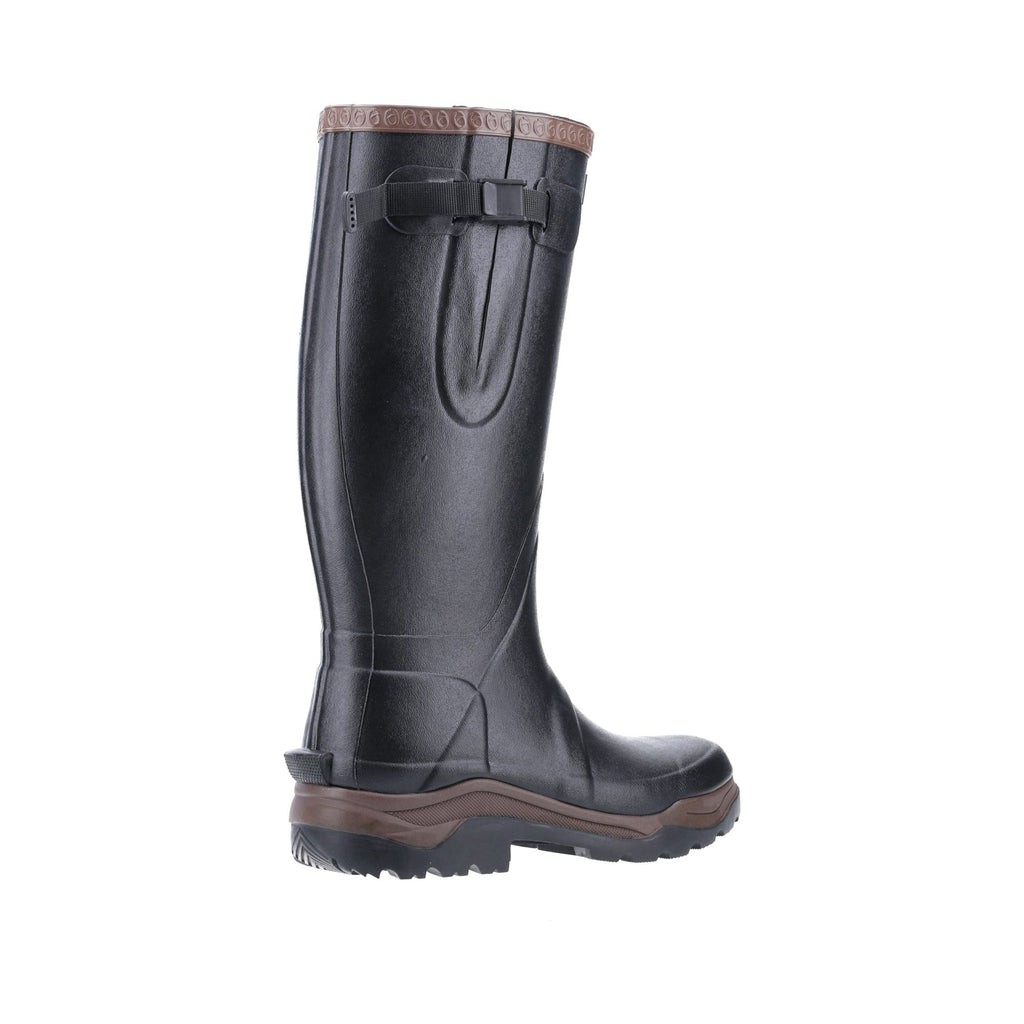 Cotswold Compass Unisex Neoprene Rubber Wellington - Black - Image 2