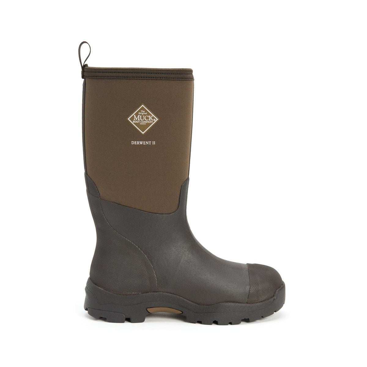 Muck Boots MB Derwent II Unisex Wellington Boots - Black/Bark - Image 5